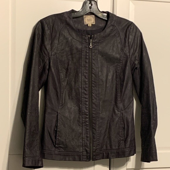 Black Swan Vegan Leather Jacket (NWOT) - Picture 1 of 2